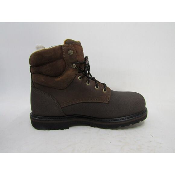 EUC Lacrosse Mens Size 11.5 M Brown Leather Laces Composite Toe Ankle Work Boots main image 5